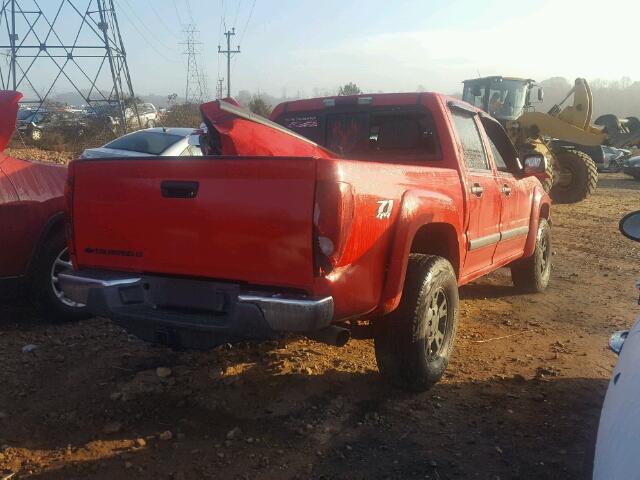 1GCDT43E788227240 - 2008 CHEVROLET COLORADO L RED photo 4