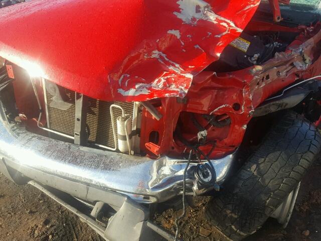 1GCDT43E788227240 - 2008 CHEVROLET COLORADO L RED photo 9