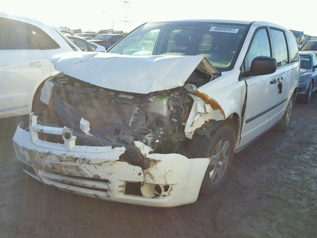 1D8HN44H18B113808 - 2008 DODGE GRAND CARA WHITE photo 2