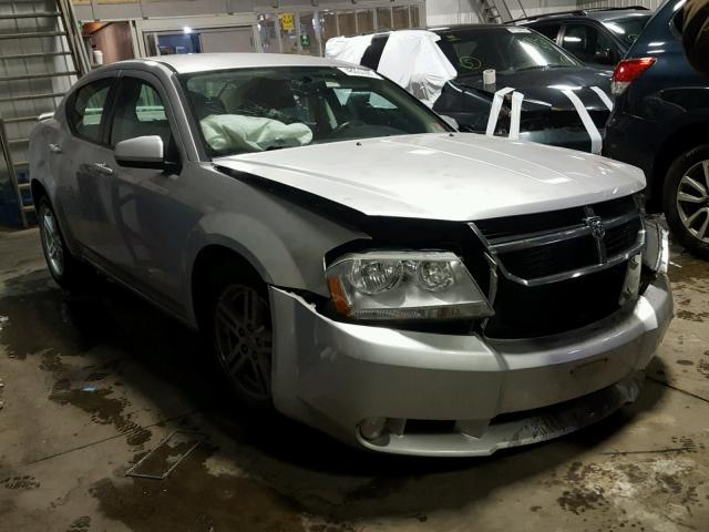 1B3CC5FB8AN237139 - 2010 DODGE AVENGER R/ SILVER photo 1