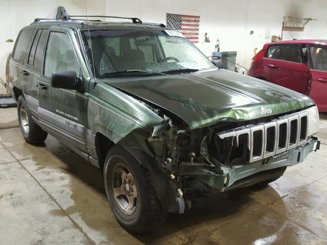 1J4GZ58S1VC642802 - 1997 JEEP GRAND CHER GREEN photo 1