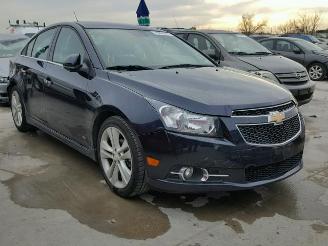 1G1PG5SB5E7212924 - 2014 CHEVROLET CRUZE LTZ BLUE photo 1