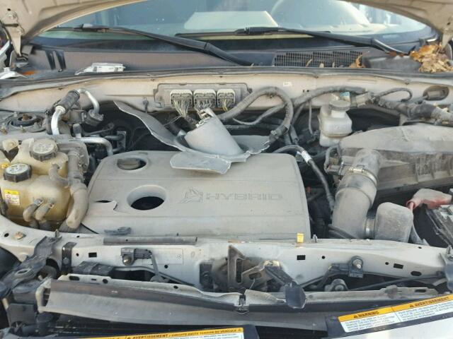 1FMCU59329KB08676 - 2009 FORD ESCAPE HYB SILVER photo 7