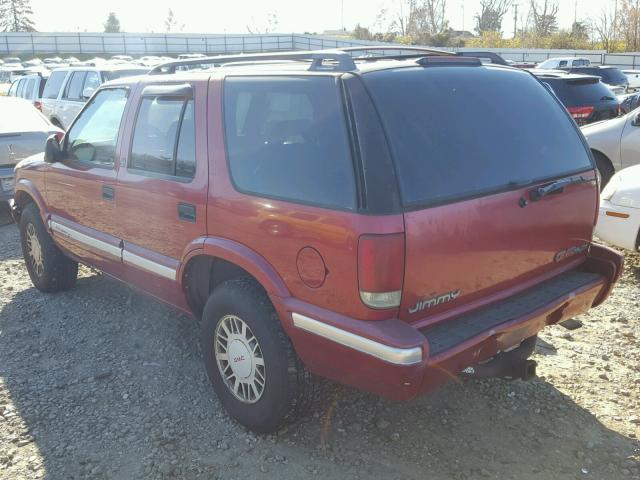 1GKDT13W4T2542066 - 1996 GMC JIMMY RED photo 3