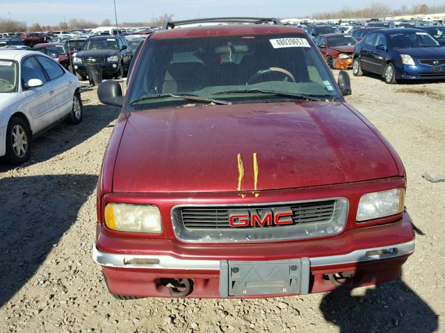 1GKDT13W4T2542066 - 1996 GMC JIMMY RED photo 7