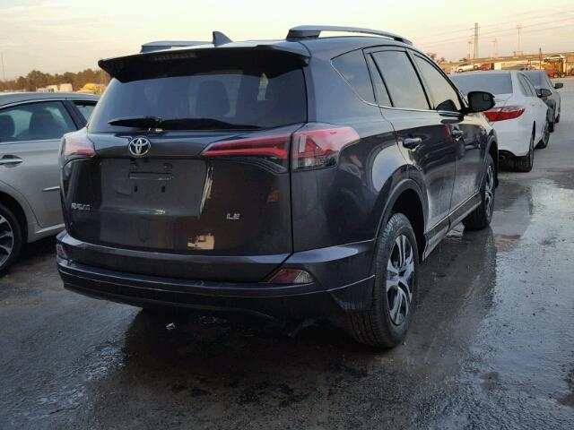 JTMZFREV9GJ092082 - 2016 TOYOTA RAV4 LE Grafit foto 4