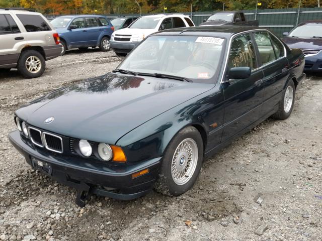 WBAHE6320SGF32850 - 1995 BMW 540 I AUTO GREEN photo 2