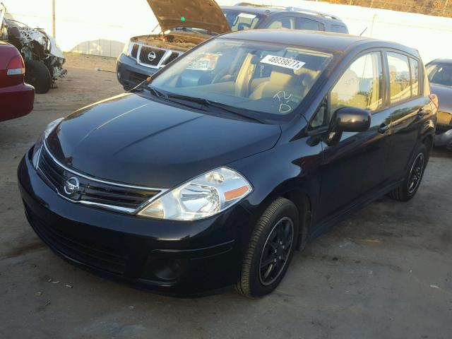 3N1BC1CPXBL435874 - 2011 NISSAN VERSA S BLACK photo 2