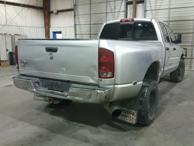 3D7MU48C64G247249 - 2004 DODGE RAM 3500 S GRAY photo 4