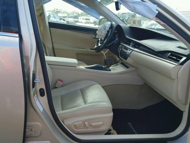 JTHBK1GG2D2031237 - 2013 LEXUS ES 350 GOLD photo 5