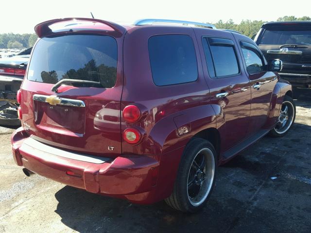 3GNDA23P27S631166 - 2007 CHEVROLET HHR LT RED photo 4