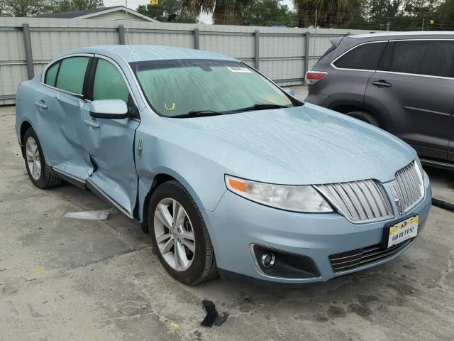 1LNHM93R09G608459 - 2009 LINCOLN MKS BLUE photo 1