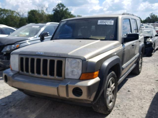 1J8HH48N16C233758 - 2006 JEEP COMMANDER GREEN photo 2