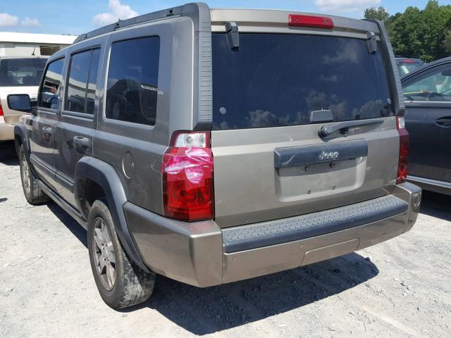 1J8HH48N16C233758 - 2006 JEEP COMMANDER GREEN photo 3