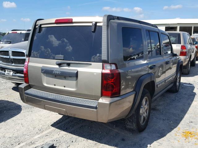 1J8HH48N16C233758 - 2006 JEEP COMMANDER GREEN photo 4