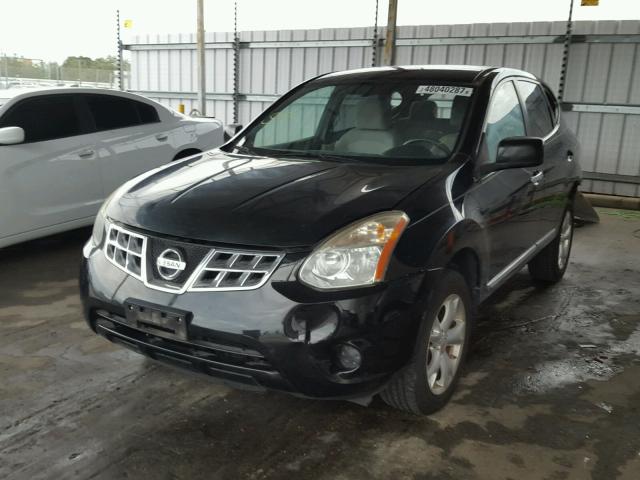 JN8AS5MT0BW573923 - 2011 NISSAN ROGUE S BLACK photo 2