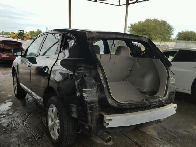 JN8AS5MT0BW573923 - 2011 NISSAN ROGUE S BLACK photo 3