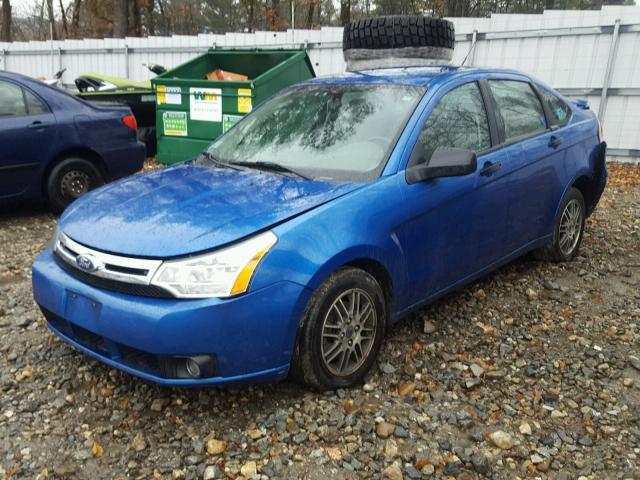 1FAHP3FN5BW139310 - 2011 FORD FOCUS SE BLUE photo 2