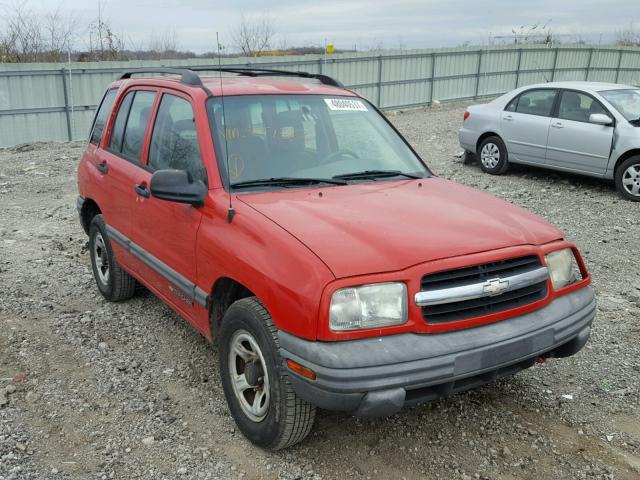 2CNBE13C126947382 - 2002 CHEVROLET TRACKER RED photo 1