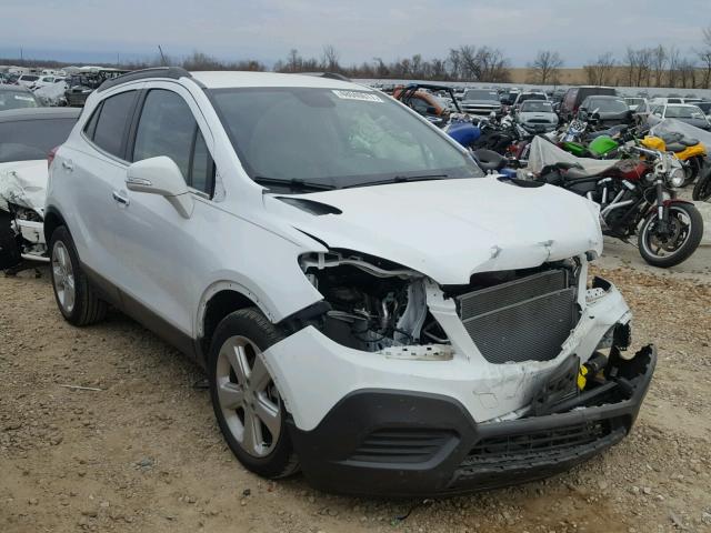 KL4CJASB6GB717414 - 2016 BUICK ENCORE WHITE photo 1