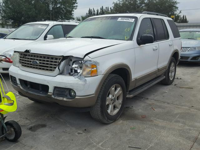 1FMDU64K63UA45165 - 2003 FORD EXPLORER E WHITE photo 2