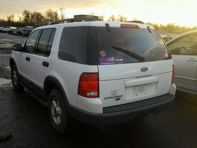 1FMZU73K73UB33929 - 2003 FORD EXPLORER X WHITE photo 3
