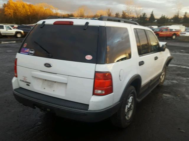 1FMZU73K73UB33929 - 2003 FORD EXPLORER X WHITE photo 4