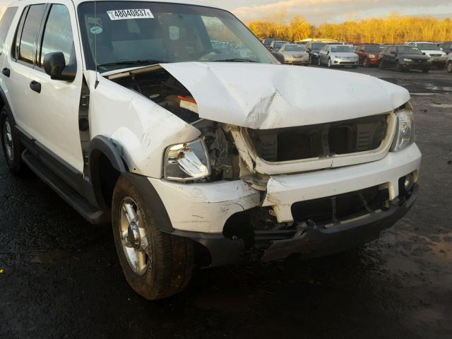 1FMZU73K73UB33929 - 2003 FORD EXPLORER X WHITE photo 9