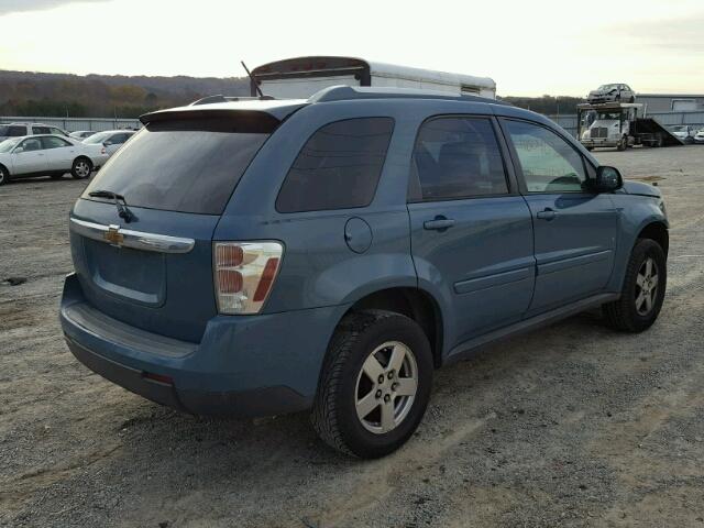 2CNDL43FX86289404 - 2008 CHEVROLET EQUINOX LT BLUE photo 4