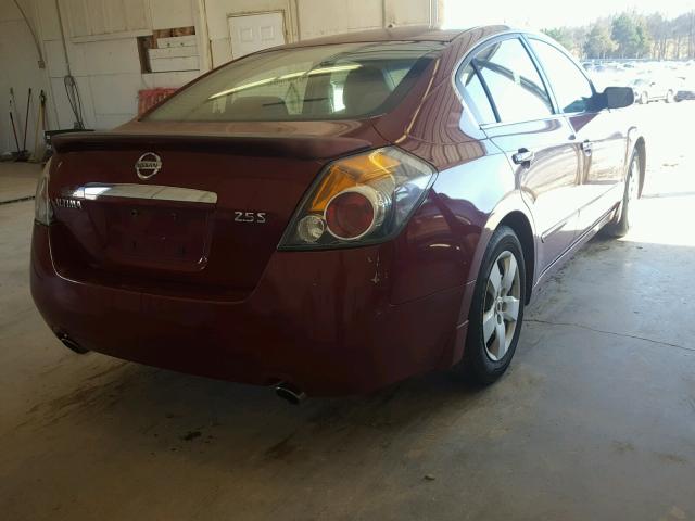 1N4AL21E67C168662 - 2007 NISSAN ALTIMA 2.5 BURGUNDY photo 4