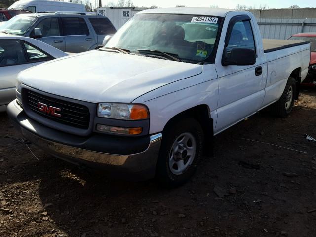 1GTEC14WX2Z234114 - 2002 GMC NEW SIERRA WHITE photo 2