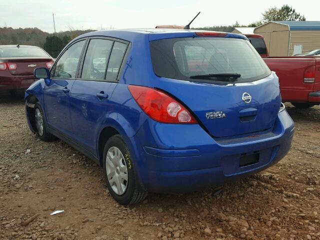 3N1BC1CP4BL420514 - 2011 NISSAN VERSA S BLUE photo 3