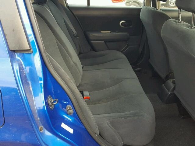 3N1BC1CP4BL420514 - 2011 NISSAN VERSA S BLUE photo 6