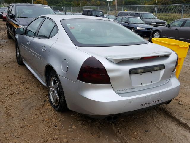 2G2WS522551349090 - 2005 PONTIAC GRAND PRIX SILVER photo 3