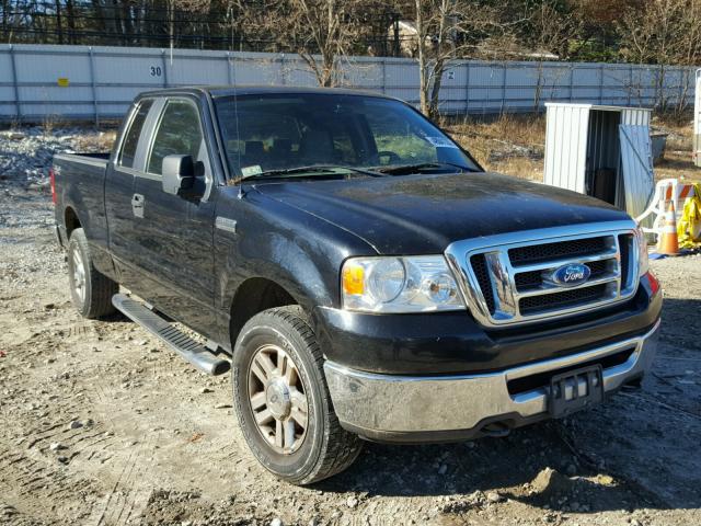 1FTPX14538FB06635 - 2008 FORD F150 BLACK photo 1