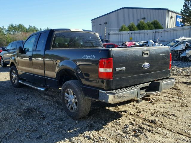 1FTPX14538FB06635 - 2008 FORD F150 BLACK photo 3