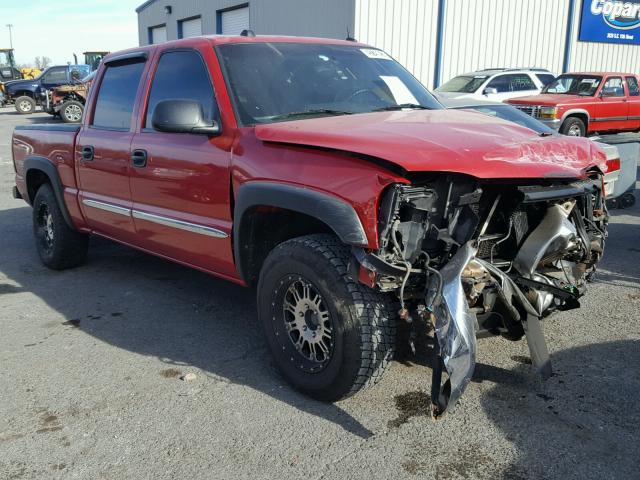 2GTEK13T351203889 - 2005 GMC NEW SIERRA RED photo 1