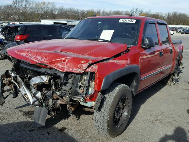 2GTEK13T351203889 - 2005 GMC NEW SIERRA RED photo 2