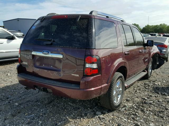 1FMEU75E06ZA22183 - 2006 FORD EXPLORER L MAROON photo 4