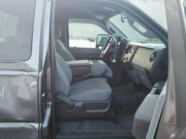 1FT7X2BT8BEC09294 - 2011 FORD F250 SUPER GRAY photo 5