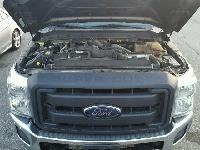 1FT7X2BT8BEC09294 - 2011 FORD F250 SUPER GRAY photo 7