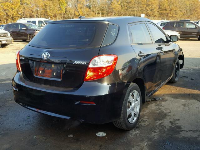 2T1KU40E79C141036 - 2009 TOYOTA COROLLA MA BLACK photo 4