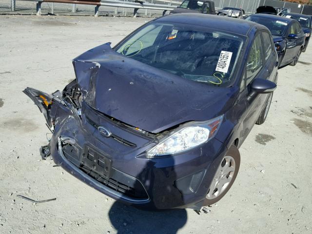 3FADP4EJ6DM142092 - 2013 FORD FIESTA SE GRAY photo 2