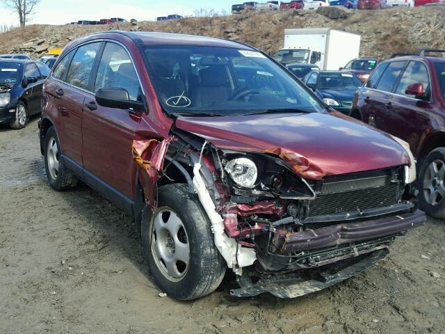 JHLRE48398C048382 - 2008 HONDA CR-V LX BURGUNDY photo 1