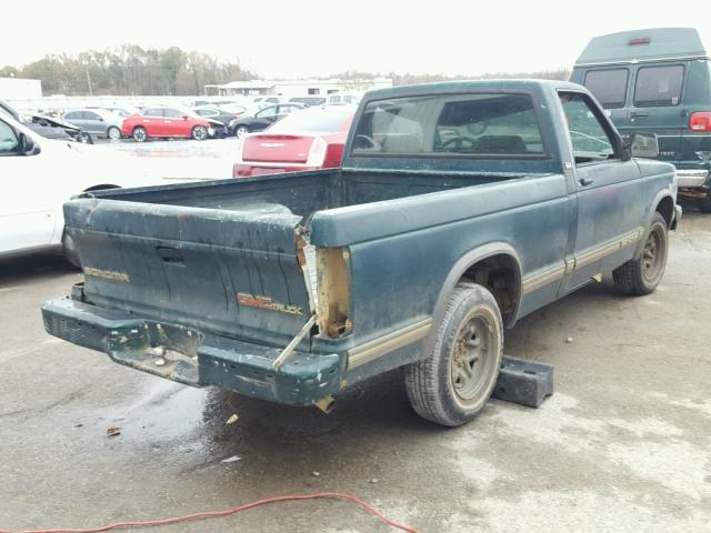 1GTCS14R7P8519094 - 1993 GMC SONOMA GREEN photo 4