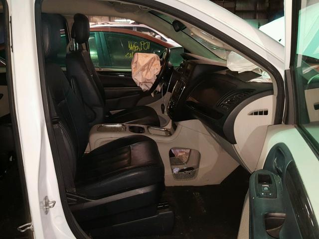 2C4RDGCG6ER185794 - 2014 DODGE GRAND CARA WHITE photo 5