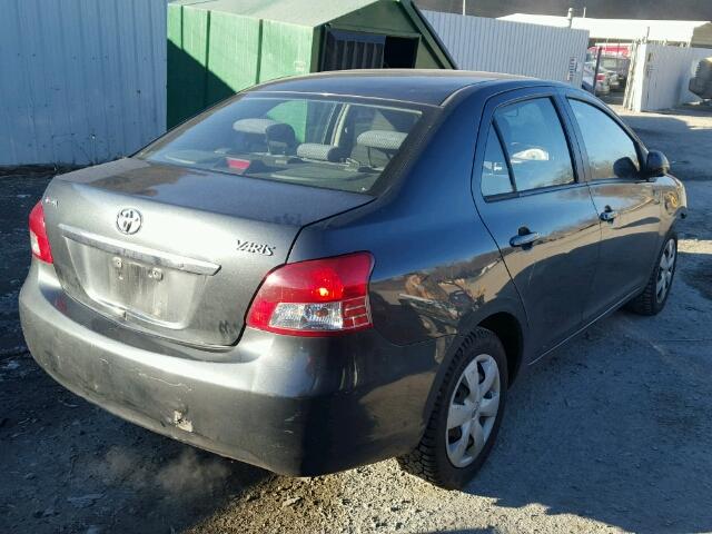 JTDBT923971044448 - 2007 TOYOTA YARIS GRAY photo 4