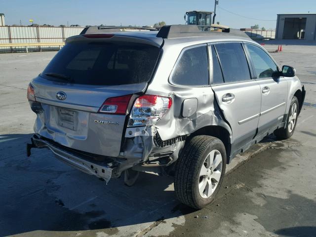 4S4BRCCCXB3434137 - 2011 SUBARU OUTBACK 2. SILVER photo 4