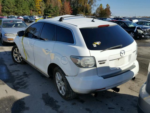 JM3ER293870133126 - 2007 MAZDA CX-7 WHITE photo 3