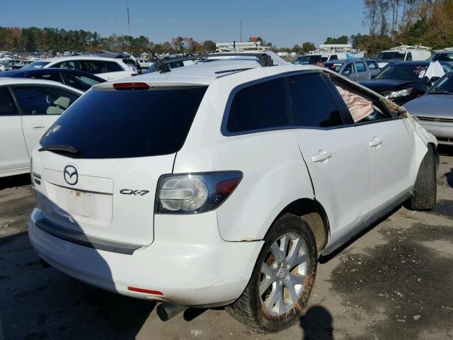 JM3ER293870133126 - 2007 MAZDA CX-7 WHITE photo 4